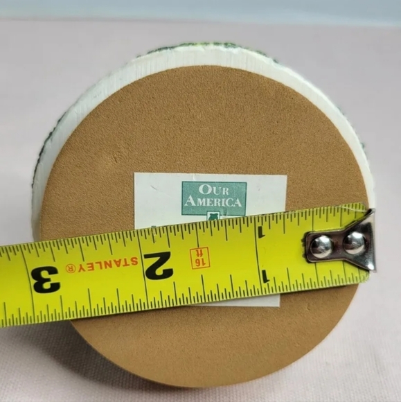 Our America Candle Topper Victorian Winter Home White Christmas Decor C-2 - Picture 9 of 10